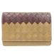  Bottega Veneta сетка Toriko цвет футляр для карточек футляр для визитных карточек Brown 0155 BOTTEGA VENETA