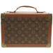  Louis Vuitton монограмма bo ватт fla темно синий M21828 ящик для косметики косметика кейс багажник сумка LV 0084 LOUIS VUITTON
