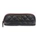  Chanel matelasse здесь Mark A69257 16 номер шт. овчина серебряный металлические принадлежности черный чёрный пенал 1194 CHANEL