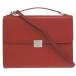  прекрасный товар Burberry 2WAY кожа красный портфель красный 1797 BURBERRY