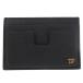  прекрасный товар Tom Ford серый n style Logo футляр для карточек кожа черный 0709 TOM FORD
