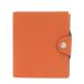  как новый Hermes лилия s Mini togo orange обложка для записной книжки серебряный металлические принадлежности Note покрытие 0107 HERMES