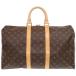  прекрасный товар Louis Vuitton ключ poru45 монограмма M41428 сумка "Boston bag" LV 0433 LOUIS VUITTON