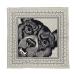  Hermes бандана Calle H 65 GRRRRR! H284227T 14 Gris * clair nowa-ru белый черный серый HERMES