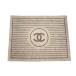  Chanel банное полотенце покрывало здесь Mark окантовка Brown CHANEL
