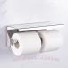  туалет to бумага держатель бумага шт контейнер модный чёрный полки имеется 2 полосный предварительный двойной сверление не необходимо одиночный ( АО )C&amp;J орнамент metal тихий звук звукоизоляция нержавеющая сталь серебряный место хранения полки полки имеется 