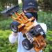1/18 радиоконтроллер колесный погрузчик экскаватор Roader RC.. машина 2.4GHz дистанционный пульт. ... автомобиль ( АО )C&amp;J машина игрушка сплав производства игрушка взрослый детский развивающая игрушка электрический USB зарядка 