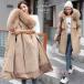 пальто женский меховое пальто боа пальто Mod's Coat внешний жакет C&amp;J искусственный мех есть мех длинное пальто .... с капюшоном . зима теплый защищающий от холода 