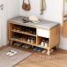  обувь подставка вход bench табурет ширина 80cm×30cm высота 50cm компактный обувь место хранения C&amp;J место хранения подставка стул место хранения модный вход место хранения вход обувь коробка спортивные туфли 