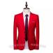  tailored jacket короткий мужской красный жакет красный жакет красный блейзер мужской жакет длинный рукав ( АО )C&amp;J красный мужской 1 кнопка kajuru костюм 