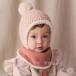  шляпа baby Kids вязаная шапка . наушники есть обратная сторона ворсистый обратная сторона боа ..... шнурок есть холод . меры ребенок ... симпатичный ( АО )C&amp;J симпатичный модный теплый .
