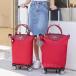  дорожная сумка покупки сумка 4 колесо покупка Cart складной ручная сумка плечо ..C&amp;J двойной литейщик 360 раз вращение одноцветный модный багаж .. транспортировка место хранения сила 