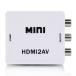 HDMI из Composite ( общепринятый type видео * аудио штекер ). изменение возможен конвертер LP-HDMI2AV