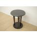  выставленный товар LARME SIDE TABLElarum боковой стол кофе te- blue black Stone диаметр 50cm классический living Cafe магазин 