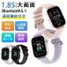 смарт-часы кровяное давление 1.85inch смарт-часы женский / мужской Bluetooth5.1 телефонный разговор функция сделано в Японии сенсор установка ma Caro n цвет . покупка 