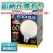 [ юридическое лицо ограничение ][ немедленная уплата наличие есть ] Toshiba LDG6L-G/60W2 [ LDG6LG60W2 ] мяч форма модель E26 style свет не возможно мяч лампа 60W форма соответствует лампа цвет широкий распределение свет 
