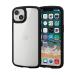  Elecom iPhone 13/ hybrid кейс / шелковый прозрачный / черный 