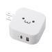  Elecom USB розетка зарядное устройство всего 32W ( USB PD соответствует ) Type-C×1 / USB-A×1 белый лицо MPA-AC