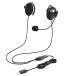  Elecom headset проводной уголок ..USB подключение Mike обе уголок дистанционный Work черный HS-EH02UBK