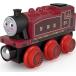  Mattel (MATTEL) паровозик Томас из дерева направляющие серии (Thomas) low ji-2 лет ~ HBJ92 красный 