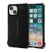 Elecom iPhone15 кейс ZEROSHOCK ударопрочный ударная абсорбция 4 . угол демпфер рукоятка дизайн ремешок отверстие имеется черный PM