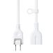 쥳(ELECOM) Ÿå Ĺ 2m ۤɻߥåդ б 3ԥץ饰³ǽ ۥ磻 T-X01-2120