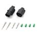  Daytona (Daytona) Kawasaki указатель поворота connector set 040 HX 2 высшее черный 15414