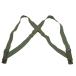  America army cotton side suspenders OD new goods dead stock 