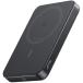 ANKER Anker MagGo Power Bank(10000mAh Slim)Qi2�F�� �ő�o��15W MagSafe�Ή� �}�O�l�b�g�����C�����X�[�d�Ή� iPhone16/15/14/13/12��p �u���b�N A1664N11