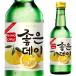  Корея shochu jounte- желтый yuzu 13.5 раз 360ml shochu Корея shochu натуральный ..m Haku коктейль ..yuz