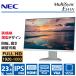 [ б/у прекрасный товар ]NEC LCD-E241N/24 type / полный HD(1920×1080)/IPS panel /DP/HDMI/VGA/ вращение вертлюг болт высота регулировка / б/у тонкий оправа белый жидкокристаллический монитор 