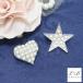  брошь (br338) звезда Star Heart Mini жемчуг булавка брошь серебряный меньше маленький небо body 
