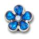 crocs JIBBITZ SILVER AND BLUE FLOWER 10015711 Crocs ji Bit'z серебряный and голубой цветок 