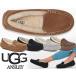 UGG WOMENS ANSLEY W/1106878 CHESTNUT BLACK アグ ウィメンズ アンスレー モカシン ローファー レディース スリッポン 靴 ドライビング ブラック チェスナット