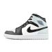 NIKE AIR JORDAN 1 MID blk/squadron blue-aura-wht dq8426-002 �i�C�L �G�A �W���[�_�� 1 �~�b�h �u���b�N �X�R�[�h�����u���[ �I�[�� �z���C�g