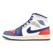 NIKE AIR JORDAN 1 MID wht/deep royal blue dq8426-102 �i�C�L �G�A�W���[�_�� 1 �~�b�h �z���C�g �f�B�[�v���C�����u���[