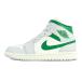 NIKE AIR JORDAN 1 MID summit wht/pine green dq8426-142 �i�C�L �G�A �W���[�_�� ���� �~�b�h �T�~�b�g�z���C�g �p�C���O���[��