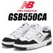 NEW BALANCE GSB550CA WHITE/BLACK MEDIUM ˥塼Х 550 륺 ǥ ˡ ۥ磻 ֥å Хåȥܡ ȥ塼