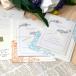  свадьба приглашение e Van 10 часть комплект печать нет ручная работа комплект свадьба цветок цветок симпатичный простой сверху товар белый orange бледно-голубой сад натуральный 
