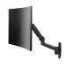 ERGOTRON L goto long LX wall крепление орнамент монитор arm матовый черный 34 дюймовый (3.2~11.3kg) до VESA стандарт соответствует 45-243-224