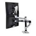 ERGOTRON L goto long LX стол двойной монитор arm длина / горизонтальный 2 экран серебряный 24 дюймовый (6.4~18.1kg) до VESA стандарт соответствует Note PC для сопутствующие предметы есть 