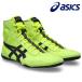 [ размер замена бесплатная доставка ] Asics рестлинг обувь DAN GABLE EVO 3 бокс обувь безопасность желтый × graphite серый 1081A052-750