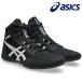 [ размер замена бесплатная доставка ] Asics рестлинг обувь MATCONTROL 4 коврик контроль бокс обувь черный / белый 1081A069-001