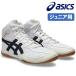 [ размер замена бесплатная доставка ] детский Asics рестлинг обувь MATFLEX 8 GS коврик Flex бокс обувь белый / черный 1084A016-100