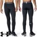 2025 год осень-зима модель Under Armor бейсбол леггинсы UA холодный механизм armor - Baseball трико компрессионный чёрный черный 6007921-001