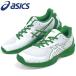 [ размер замена бесплатная доставка ] Asics 2E волейбол обувь V-SWIFT FF 3 SO оригинал дизайн low cut шнур модель мужской женский белый × зеленый VA27