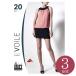[3 пар комплект ]ibiciibichiVOILE 20DEN CLASSICS LINE Collection всесезонный коврик Touch Basic чулки 