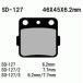SD-127/2 Fourtrax Foreman 4X4 ES 15 TRX500FE1 HONDA 쥸 ե ֥졼ѥå ٥