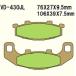 VD-430JL KR-1S 90-91 KR250 KAWASAKI ᥿ ꥢ ֥졼ѥå ٥