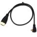 cablecc прямой угол 90 раз Micro HDMI - HDMI мужской HDTV кабель 50cm мобильный телефон &amp; планшет для...HD-066.